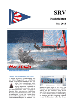 SRV-Nachrichten - Seebrucker Regatta