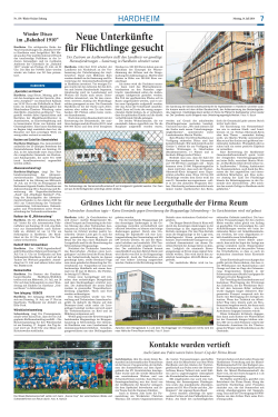 Gr&uuml;nes Licht f&uuml;r neue Leerguthalle der Firma Reum Kontakte