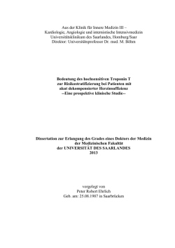 Dokument 1 - SciDok - Universit&auml;t des Saarlandes