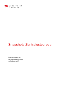 Snapshots Zentralosteuropa