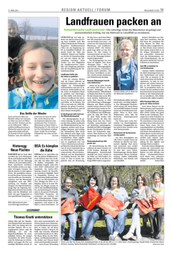 "BauernZeitung" vom 17.4.2015