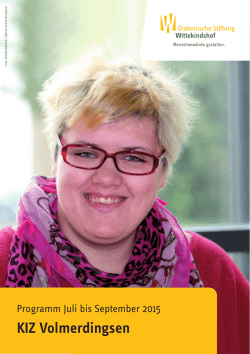 KIZ Volmerdingsen - Diakonische Stiftung Wittekindshof