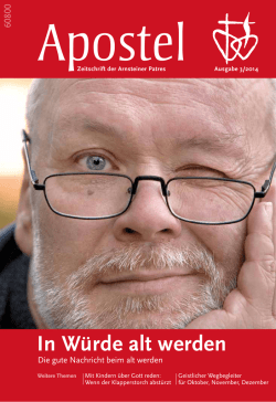 In W&uuml;rde alt werden