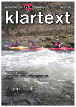 Klartext April 2015 als PDF zum Herunterladen