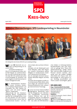 Kreisinfo April 2015 - SPD-NET-SH