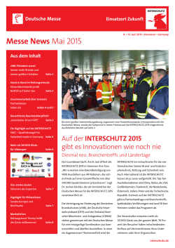 Messe News Mai 2015 - Vereinigung zur Förderung des Deutschen