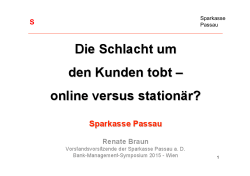 Renate Braun: Die Schlacht um den Kunden tobt