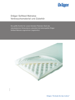 Dr&auml;ger Softbed Matratze