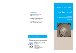 Glauben heute - ICHTHYS