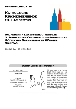Woche 16 - Katholische Kirchengemeinde St. Lambertus