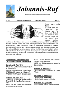 Johannis-Ruf - St. Johannis Alfhausen