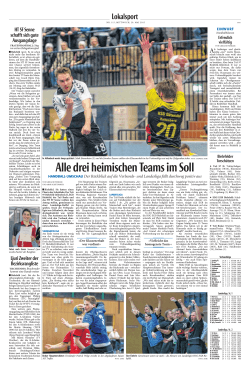 Handballumschau vom 20.05.2015 lesen