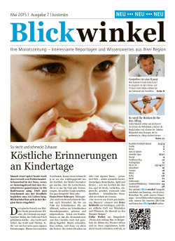 Köstliche Erinnerungen an Kindertage - bei GEIGER