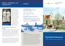 Psychiatrie Museum - kbo-Isar-Amper-Klinikum München-Ost