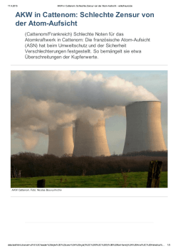 AKW in Cattenom: Schlechte Zensur von der Atom