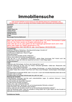 einen speziellen Fragebogen