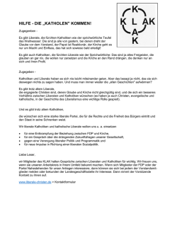 HILFE - DIE "KATHOLEN" KOMMEN
