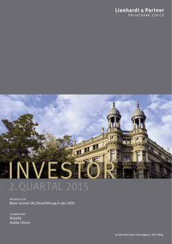 Investor 2. Quartal 2015 - Lienhardt & Partner