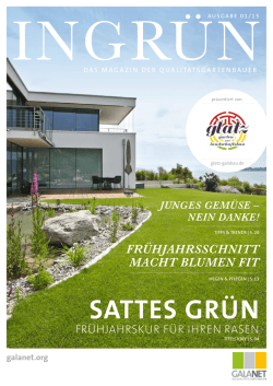 INGR&Uuml;N &ndash; das Magazin von GALANET