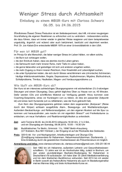 Informationen - Clarissa Schwarz