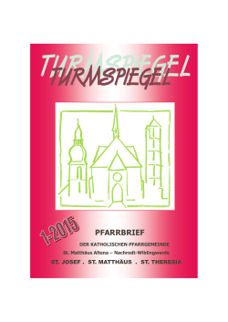 Turmspiegel - Pfarrei St. Matthäus in Altena