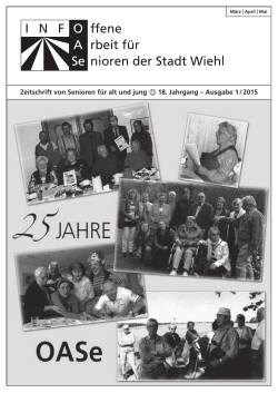 OASe - Zeitschrift von Senioren für Alt und Jung - Nr. 2