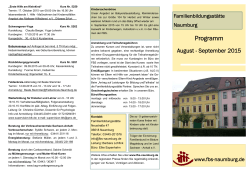 Programm Geburt Juni-Juli 15 - Familienbildungsstätte Naumburg