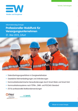 Programm - Professioneller Mobilfunk eV