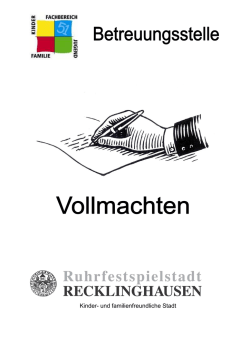 Gesamtvordruck Vollmacht und Patientenverfügung
