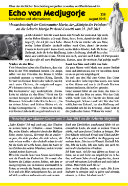 Echo von Medjugorje