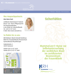 MammaCare Kurs - Klinikum Region Hannover GmbH