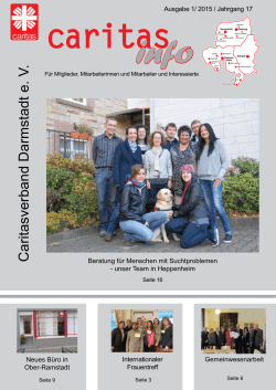 Ausgabe 1/ 2015 - Caritas Darmstadt