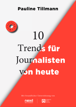 10 Trends für Journalisten von heute!