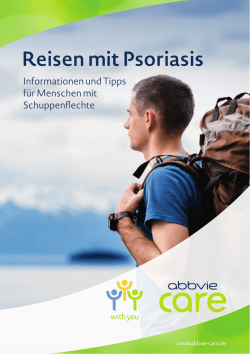 Reisen mit Psoriasis