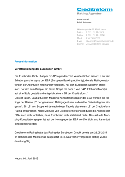 01. Juni 2015: Veröffentlichung der Euroboden GmbH 133 KB