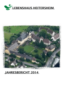 Jahresbericht 2014 als pdf-Datei