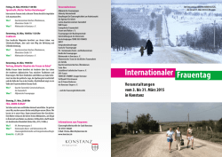 Internationaler Frauentag - FGL