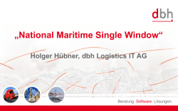 „National Maritime Single Window“