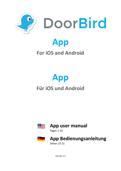 App App - DoorBird