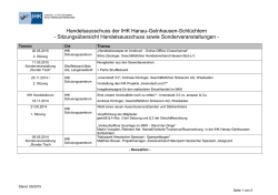 Handelsausschuss der IHK Hanau-Gelnhausen