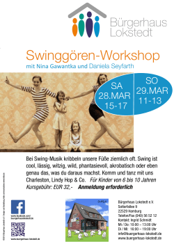 Swinggören-Workshop - Bürgerhaus Lokstedt