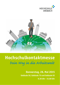 Hochschulkontaktmesse Dein Weg in die Arbeitswelt