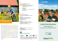 Dorfspaziergang - Sachsens D&ouml;rfer