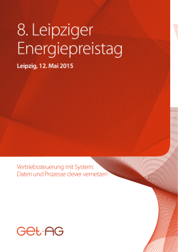 8. Leipziger Energiepreistag
