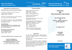 Programm Lüdenscheid 2015