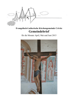 Gemeindebrief - Evangelische Kirche in Mecklenburg