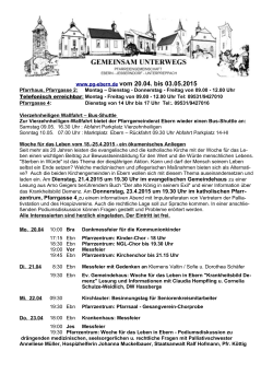 www.pg-ebern.de vom 20.04. bis 03.05.2015