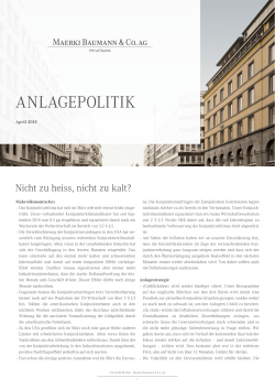 PDF - Maerki Baumann & Co. AG
