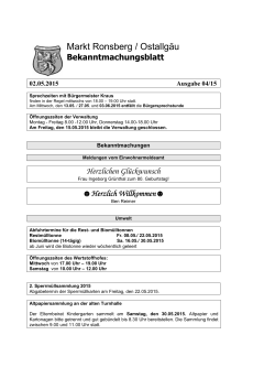 Bekanntmachungsblatt 04