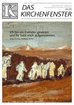 2015 – 1 - Evangelische Kirchengemeinden Gomaringen
